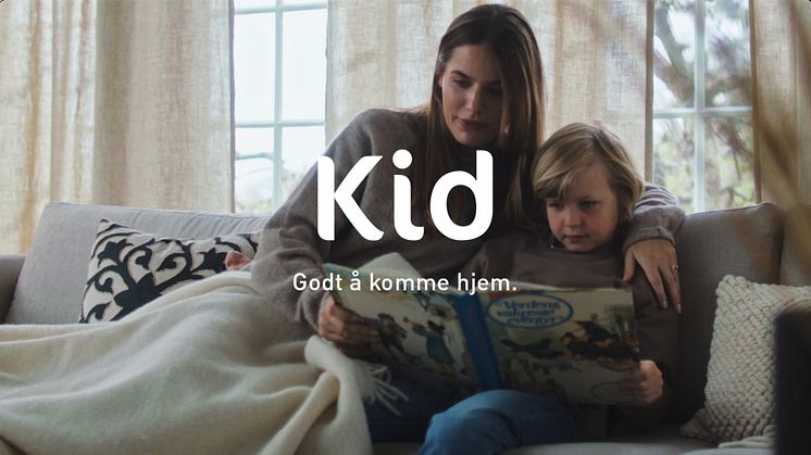 Kid lanserer nytt branding-konsept: Fra Få det fint til Godt å komme hjem