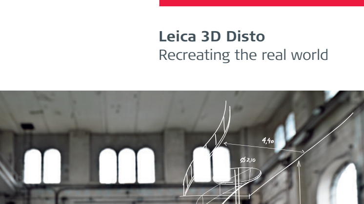 Världslansering av 3D Disto