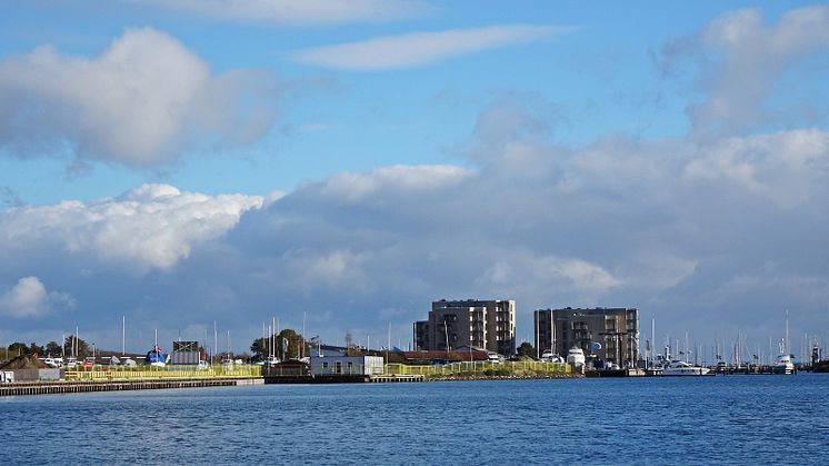 Havnefronten i Horsens, fotograf: Hansen-Denmark 