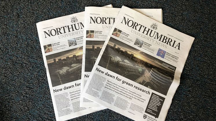 Extra! Extra! The new edition of Northumbria University News is out now