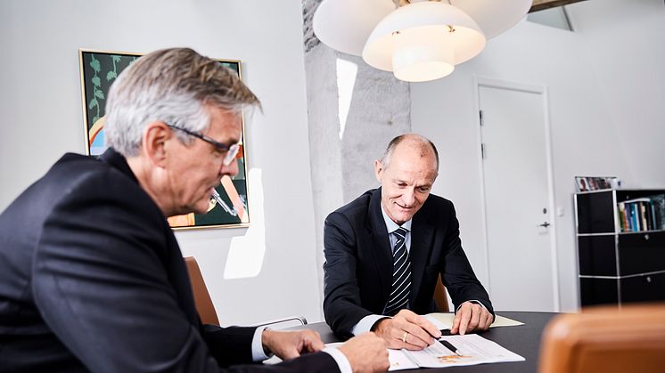 CEO Jens Lundager (left) and Managing Director Henrik Andersen (right)