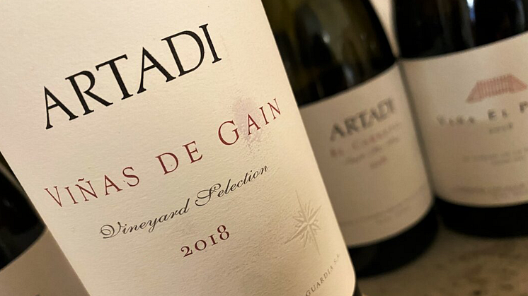 Artadi Vinas de Gain 2018 foto: Michel Jamais Vinlegender.se