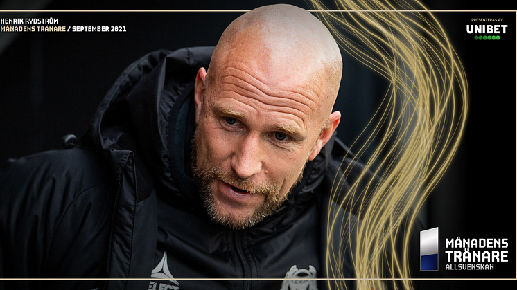 September månads spelare och tränare i Allsvenskan utsedda
