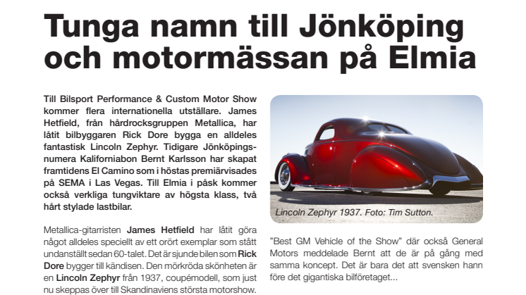 Tunga namn till Jönköping och motormässan på Elmia