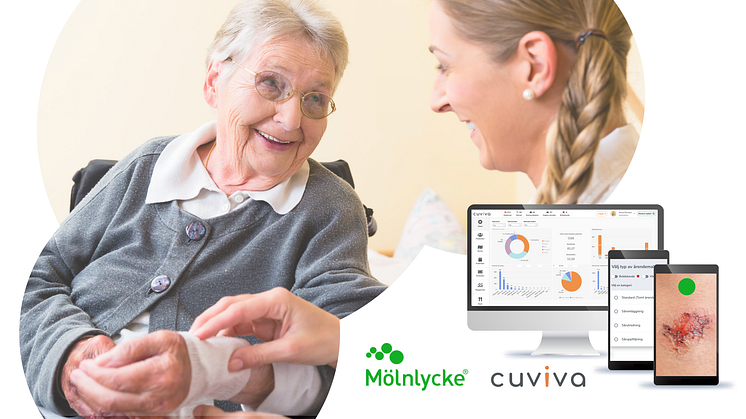 Cuviva och Mölnlycke Healthcare i samarbete för att digitalisera sårbehandling