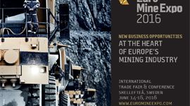 Den stora gruvmässan Euro Mine Expo lockar besökare från hela världen till Skellefteå