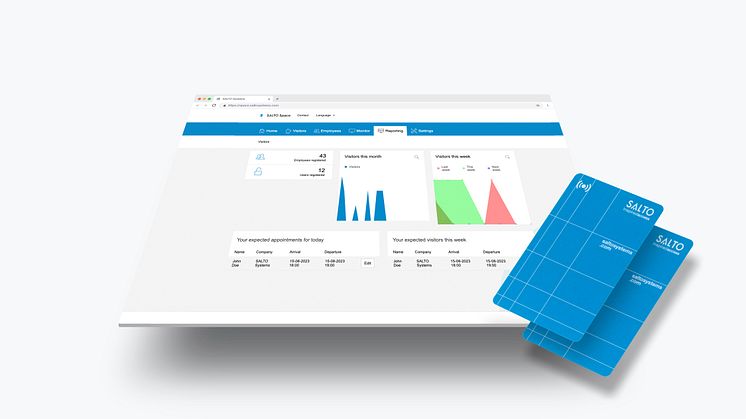 BlueEntrance Space - en højteknologisk Gæste-ID administrationsløsning, der er designet til at automatisere driften og digitalisere oplevelsen for de besøgende.