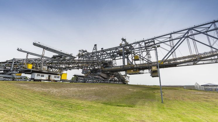 Die Abraumförderbrücke F60 ist Teil des Netzwerkes Industriekultur in Brandenburg.  