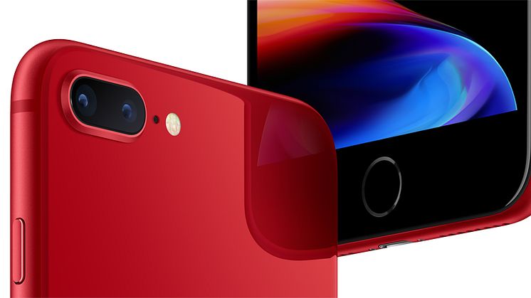 iPhone 8 RED och 8+ RED finns nu hos Tre! 