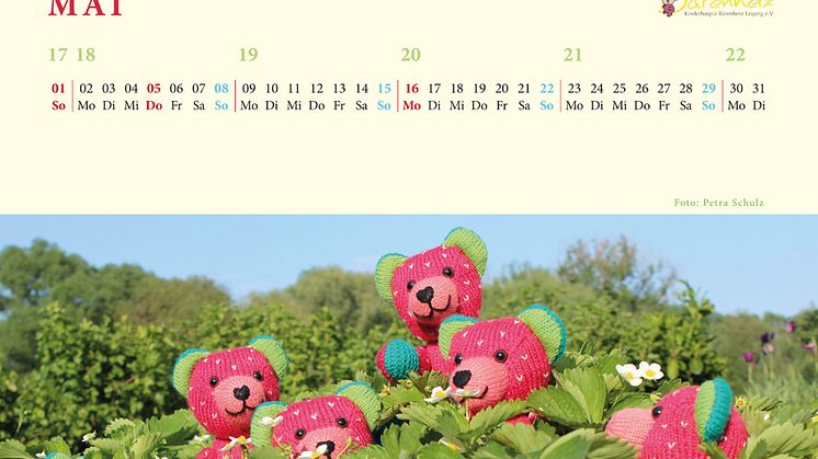 Bärenherz-Kalender für 2016 verfügbar