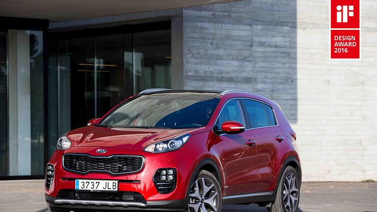 Eftertraktat designpris till nya Sportage & Optima