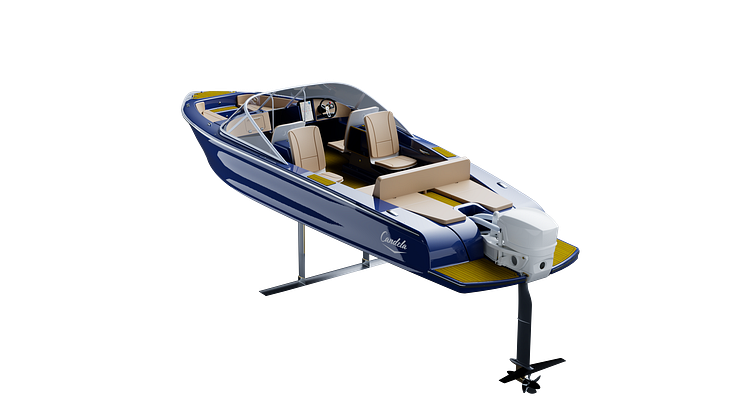 The Candela Seven with optional Sunbed package and Premium stitched upholstery.