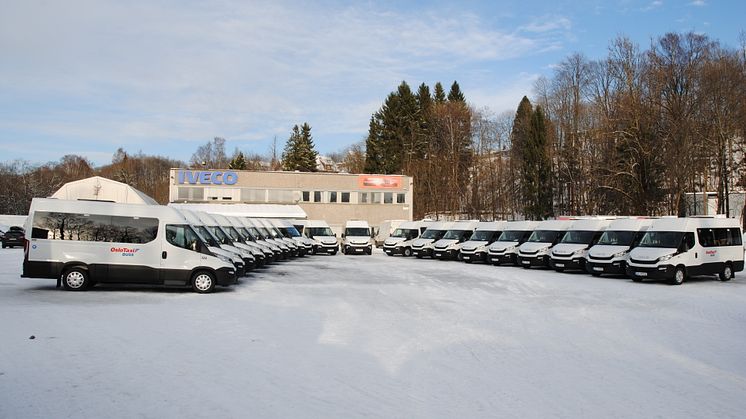 20 Iveco Daily til Oslo Taxibuss