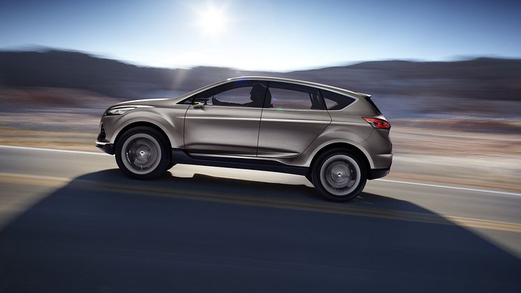 MED KONCEPTBILEN VERTREK VISAR FORD UPP EN SLIMMAD, SPORTIG OCH ELEGANT KOMPAKT-SUV