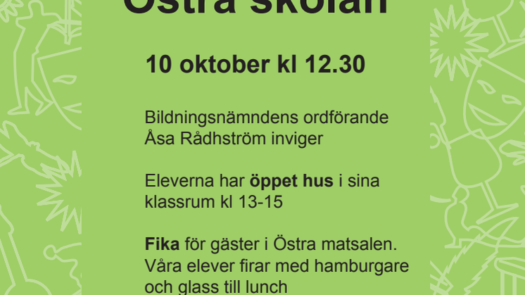 Invigning av Östra skolan i Sunne