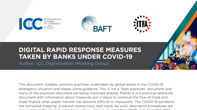 Digital Rapid Response Measures Taken by Banks Under Covid-19