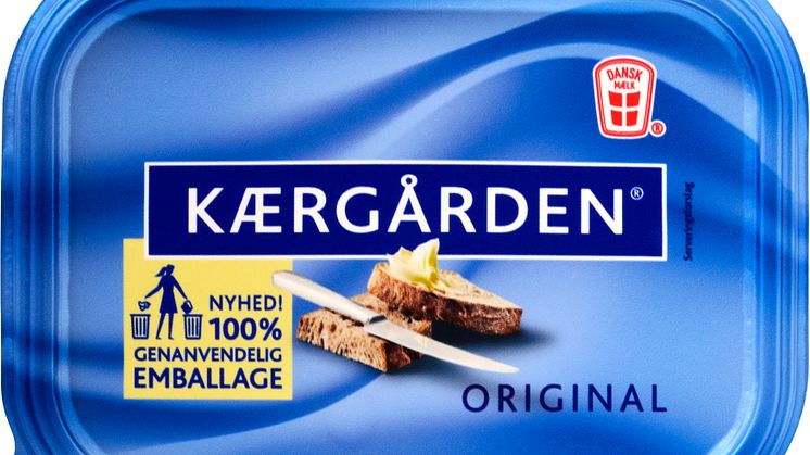 Danskernes smørbare klassiker fylder 30 år: Den gode smag af Kærgården forbliver den samme – men nu bliver emballagen mere klimavenlig