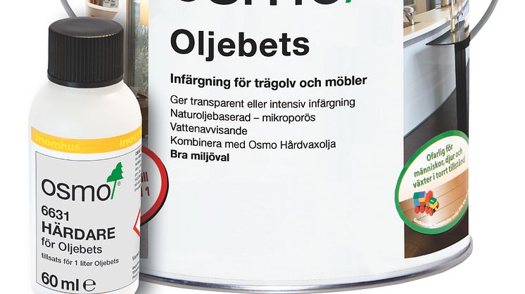 Spar tid med härdare för Osmo Oljebets