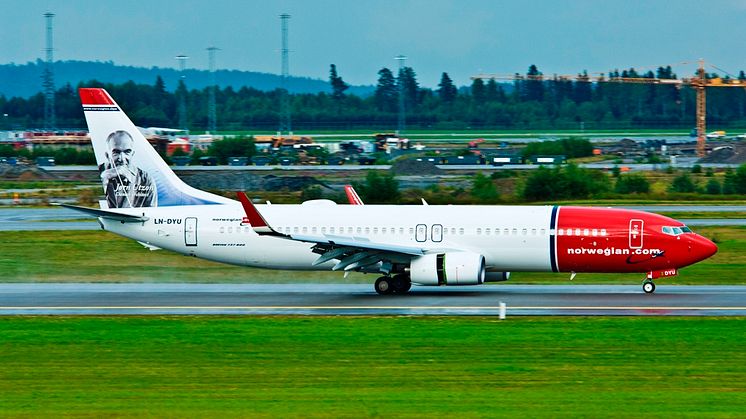 Jørn Utzon på nyt Norwegian-fly