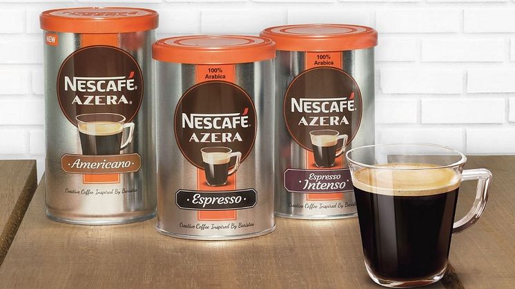Nescafé Azera giver de unge kaffedrikkere cafékvalitet hjemme, på læsesalen og på biblioteket.