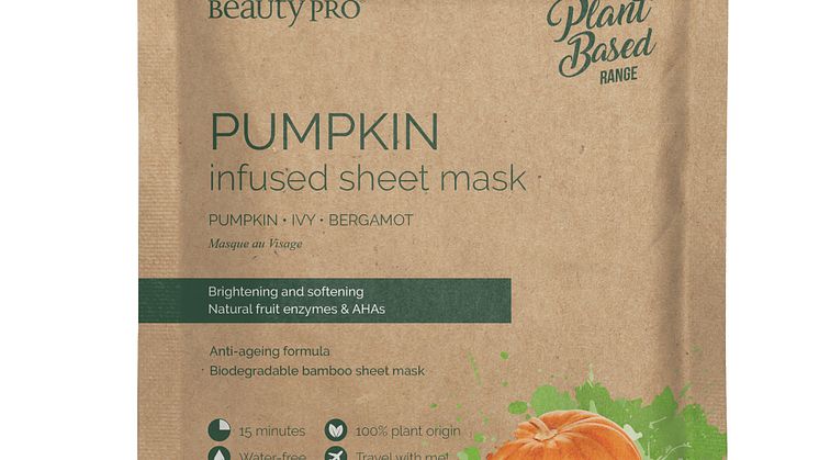 BeautyPro PUMPKIN Infused sheet mask
