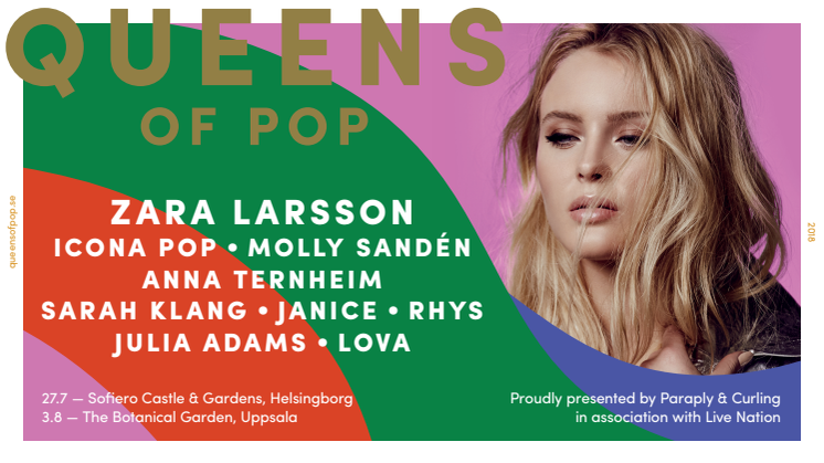 POPUNDRET LOVA ANSLUTER TILL QUEENS OF POP