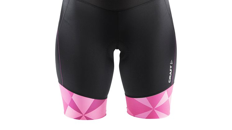 Velo bib shorts (dam) i färgen black/geo pop