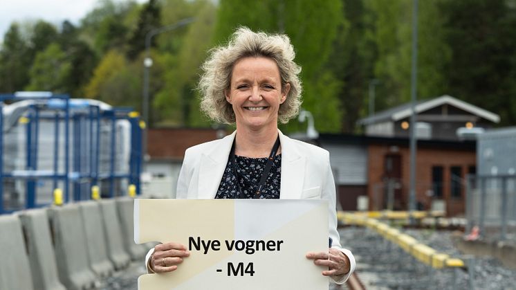 En viktig brikke: Konsernsjef Birte Sjule er fornøyd med å ha sikret nok vogner til Oslo innen Fornebubanen står klar i 2029. Foto: Christian Loennechen