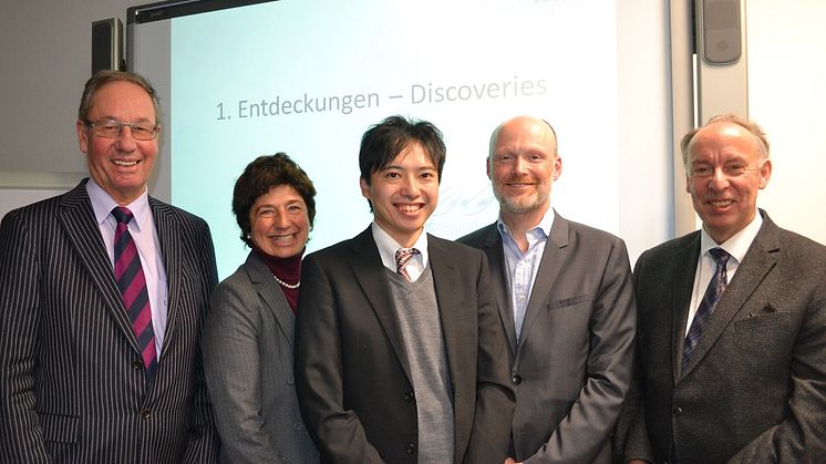 (v.li.) Franz Egle, Dolores Sanchez Bengoa, Shogo Momota, Frank Höfer, Michael Nagy.