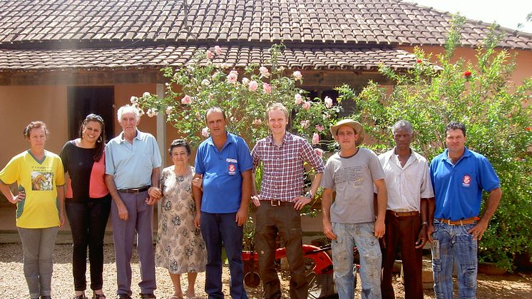Martin Löfberg besöker kooperativet COOPASV, Brasilien