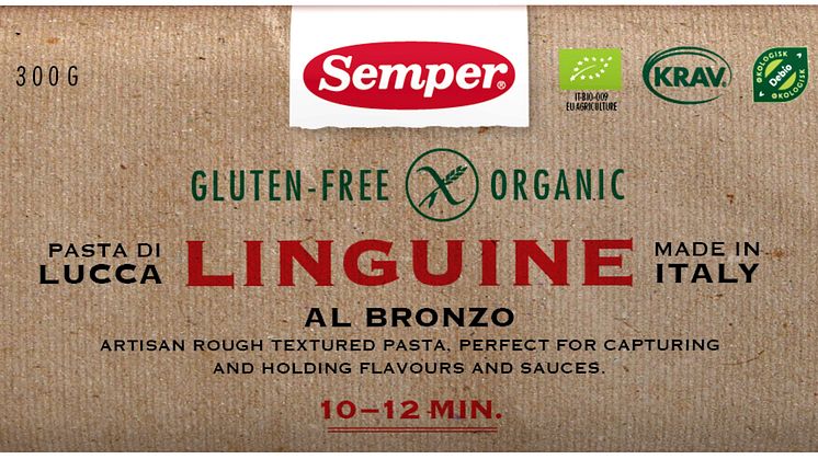 Glutenfri och ekologisk Linguine