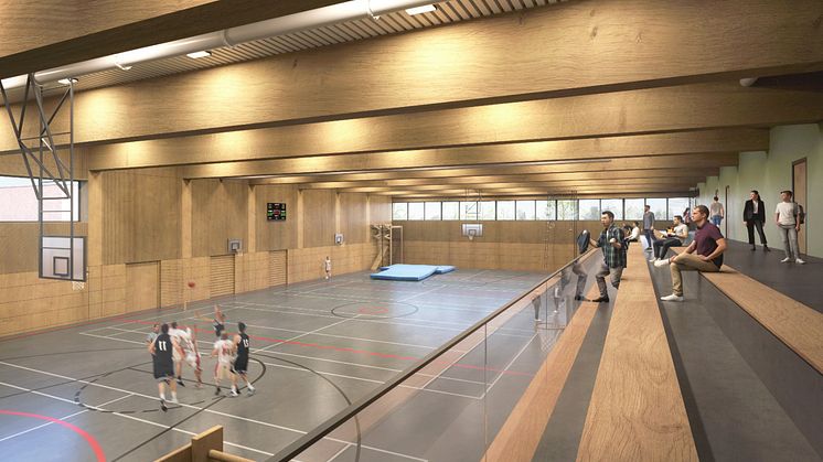 Entwürfe für die neue Sporthalle an der Universität Vechta