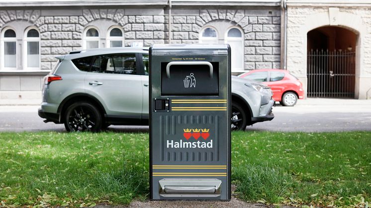 Nu är det dags att utöka antalet smarta papperskorgar i Halmstad. Under hösten kommer 25 nya Bigbellies att installeras.