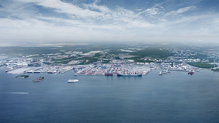 Svevia utför ombyggnad av kaj vid Göteborgs hamn - foto - Göteborgs Hamn AB