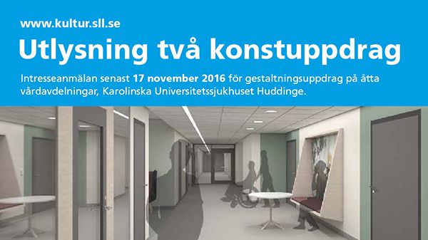 Utlysning Konstuppdrag Huddinge Allmänpsykiatri