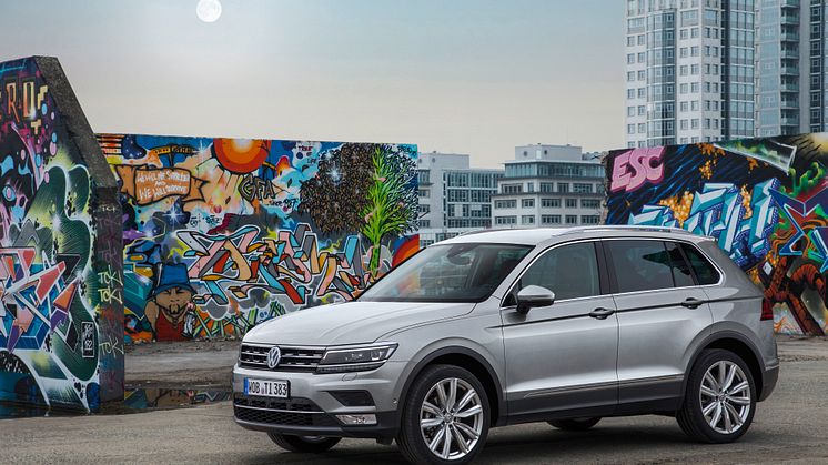 En lang række af Volkswagens biler reduceres med 10.710 kr. Her den nye Tiguan