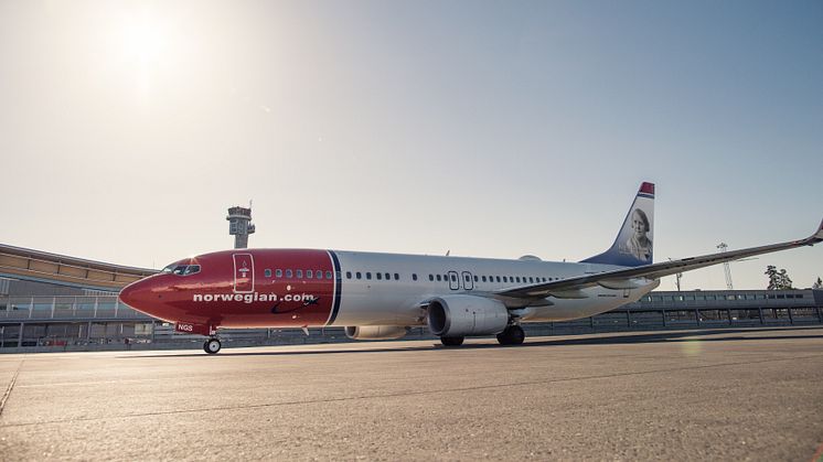 Norwegian-koncernen med ökad kapacitet och passagerartillväxt under andra kvartalet 