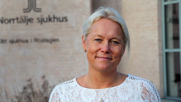 Catarina Pommer, ny verksamhetschef för akut- och diagnostikenheterna på Norrtälje sjukhus.