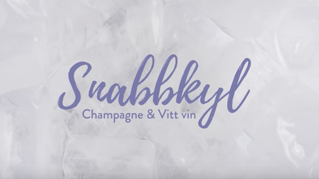 Snabbkyl champagne & vitt vin