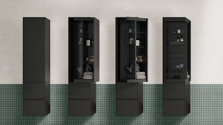 burgbad reinvents bathroom storage space