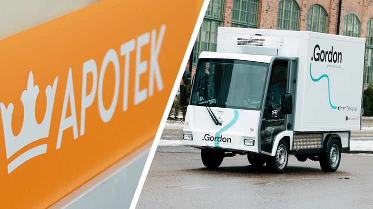 Kronans Apotek inleder samarbete med Gordon Delivery för hemleveranser av kylda läkemedel