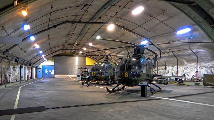 Aeroseum har en stor samling helikoptrar.