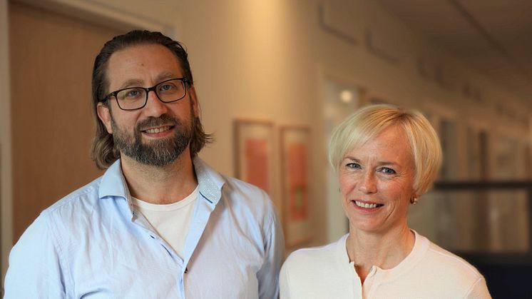 Magnus Almeling och Anneli Holst är båda regionala donationsansvariga i Norra sjukvårdsregionen.