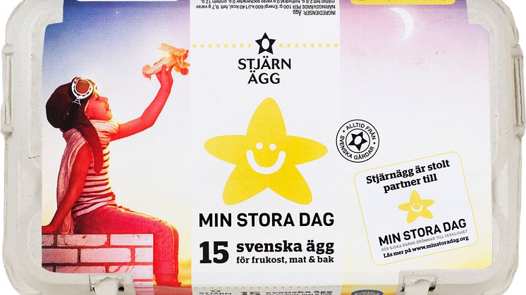 Stjärnägg stödjer Min Stora Dag!