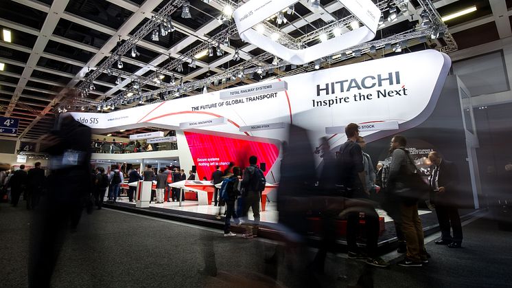 Hitachi's Innotrans 2016 stand