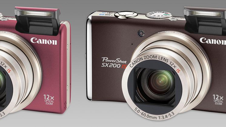Canons superkompakta vidvinkelzoomkamera PowerShot SX200 IS – den perfekta resekamraten 