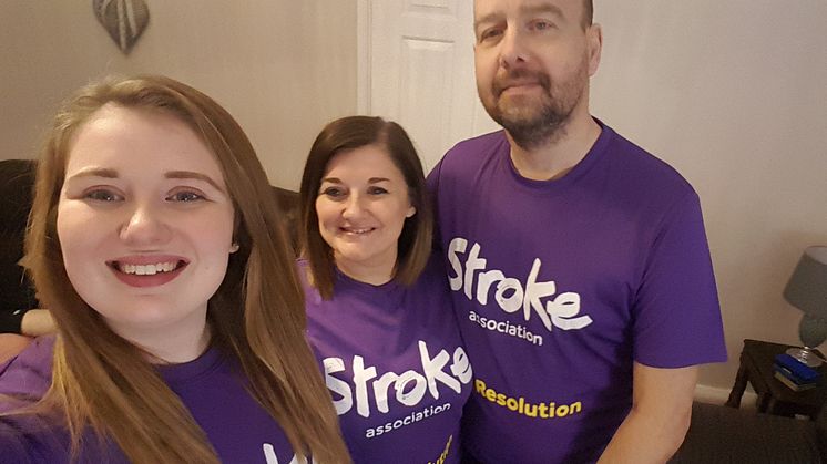 ​Local family joins the resolution for the Stroke Association
