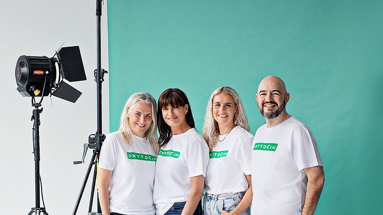 Fra venstre: Signe Krarup, Mai-Britt Vingsøe, Celina Friis og Dennis Ravn