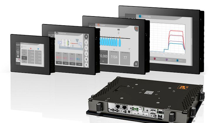 Panel PC 1200 kännetecknas av sina kompakta dimensioner, robusta konstruktion och grunda installationsdjup.