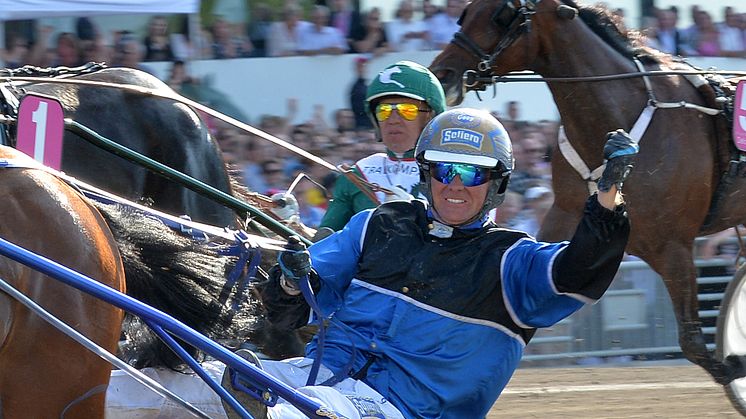 Elitloppsvinnaren Björn Goop - en av kuskarna i Citytravet